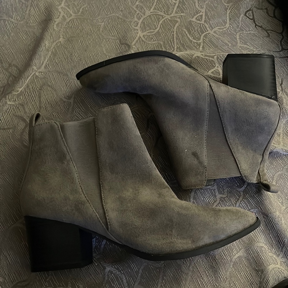 Gray Ankle booties for sale
